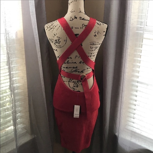 Red Bebe dress - Picture 2 of 3